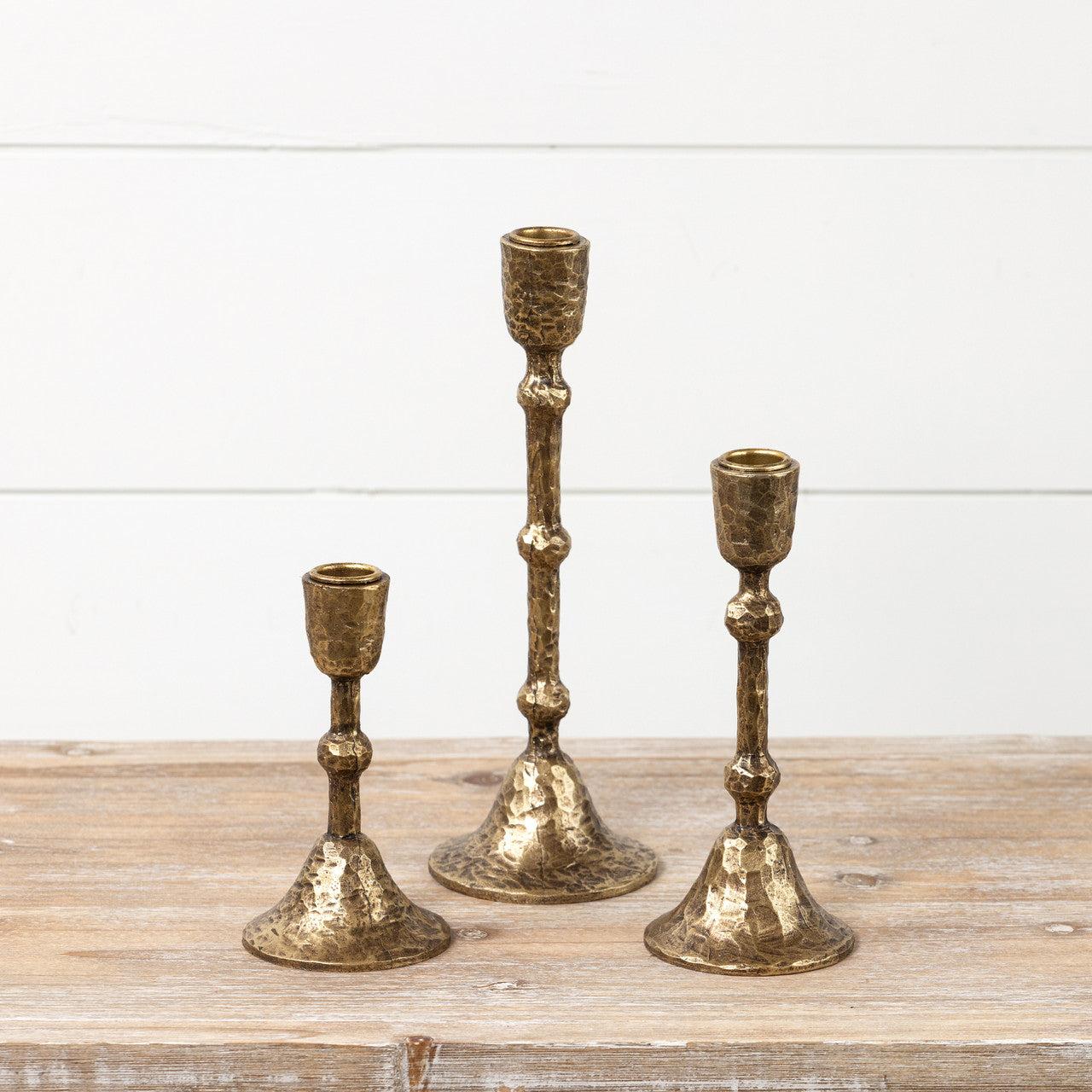 Gold Taper Candle Holders