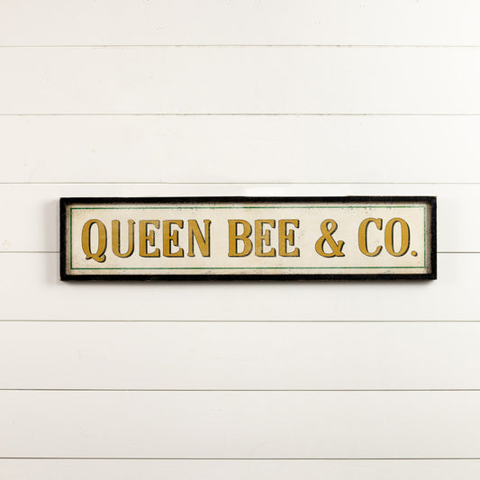 Queen Bee & Co. Sign