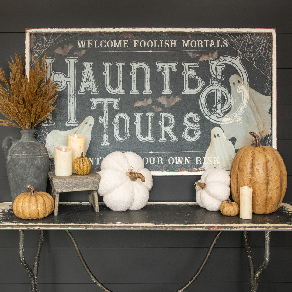 Haunted Tours Sign