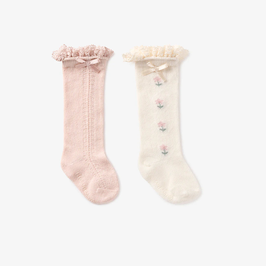 Baby Floral Knee Socks