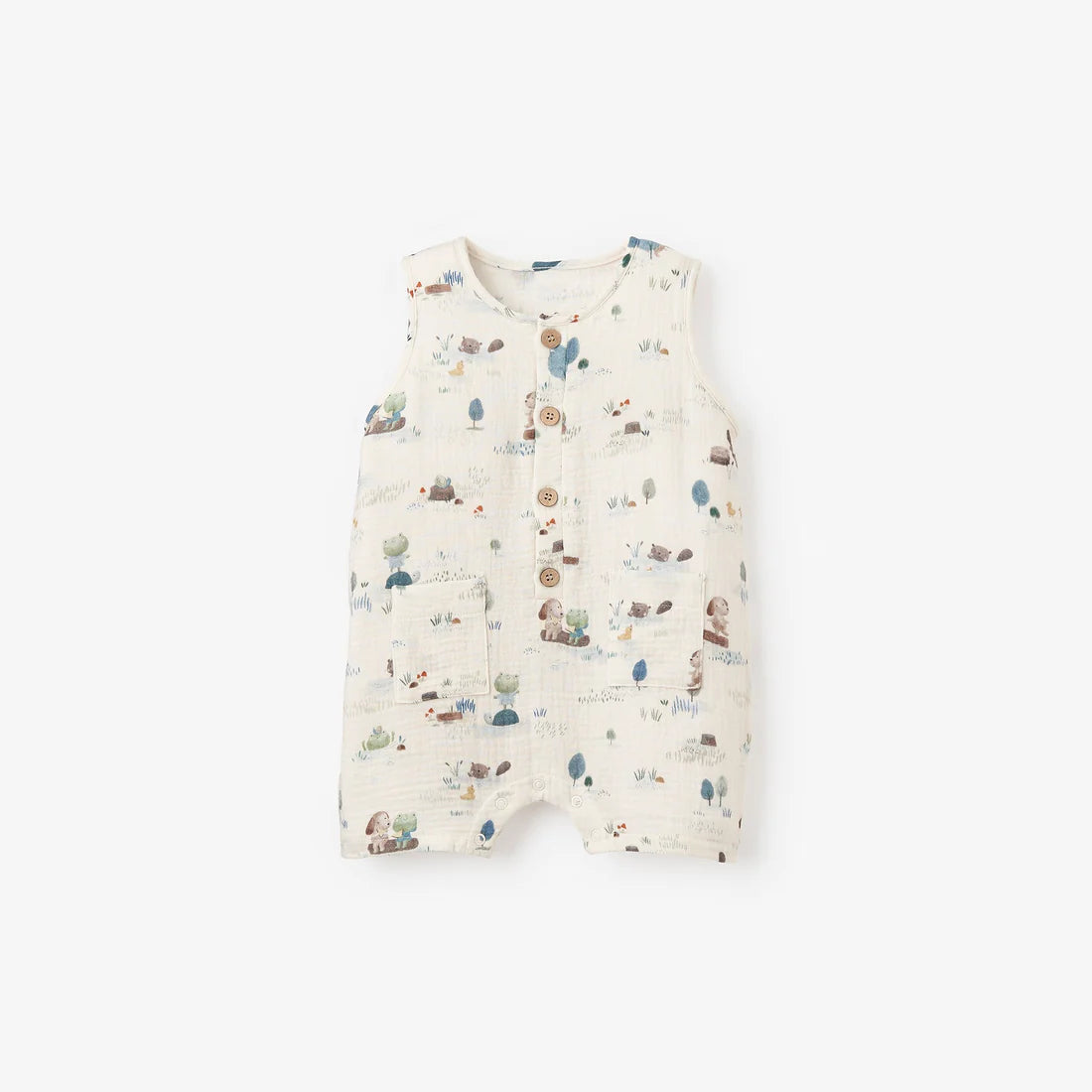 Pond Friends Sleeveless Shortall