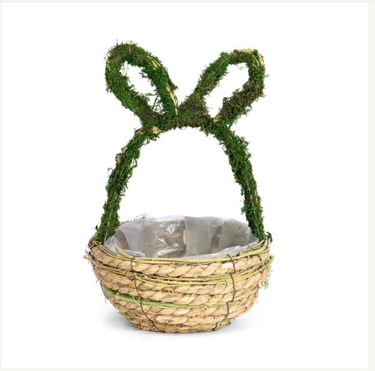 Moss Bunny Basket