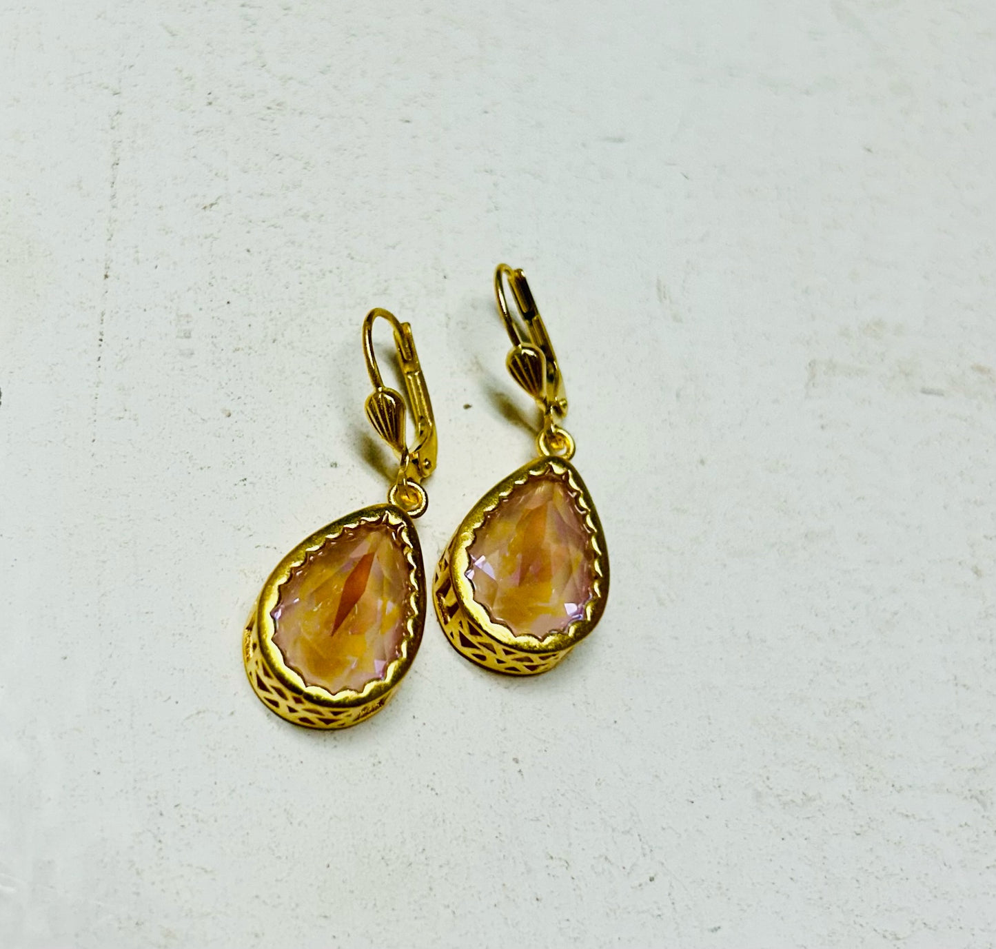 Teardrop Crystal Earrings