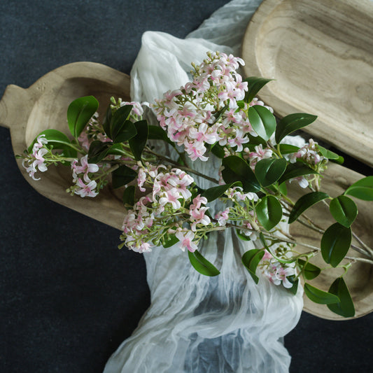 32" Pink Wild Blossom Spray