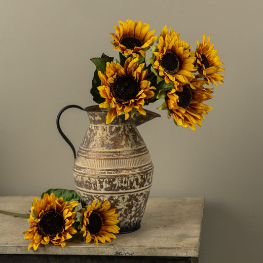 26" Dark Yellow Sunflower Stem