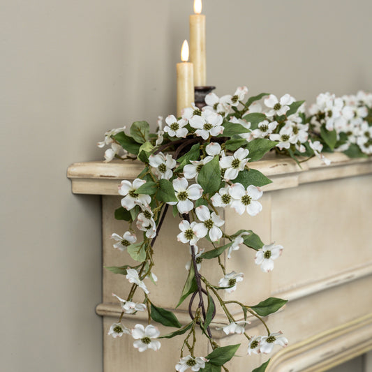 6' Dogwood Garland