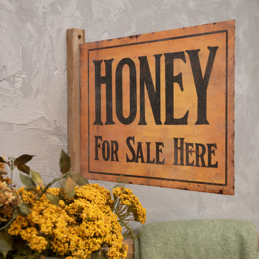 "Honey for Sale" Sign