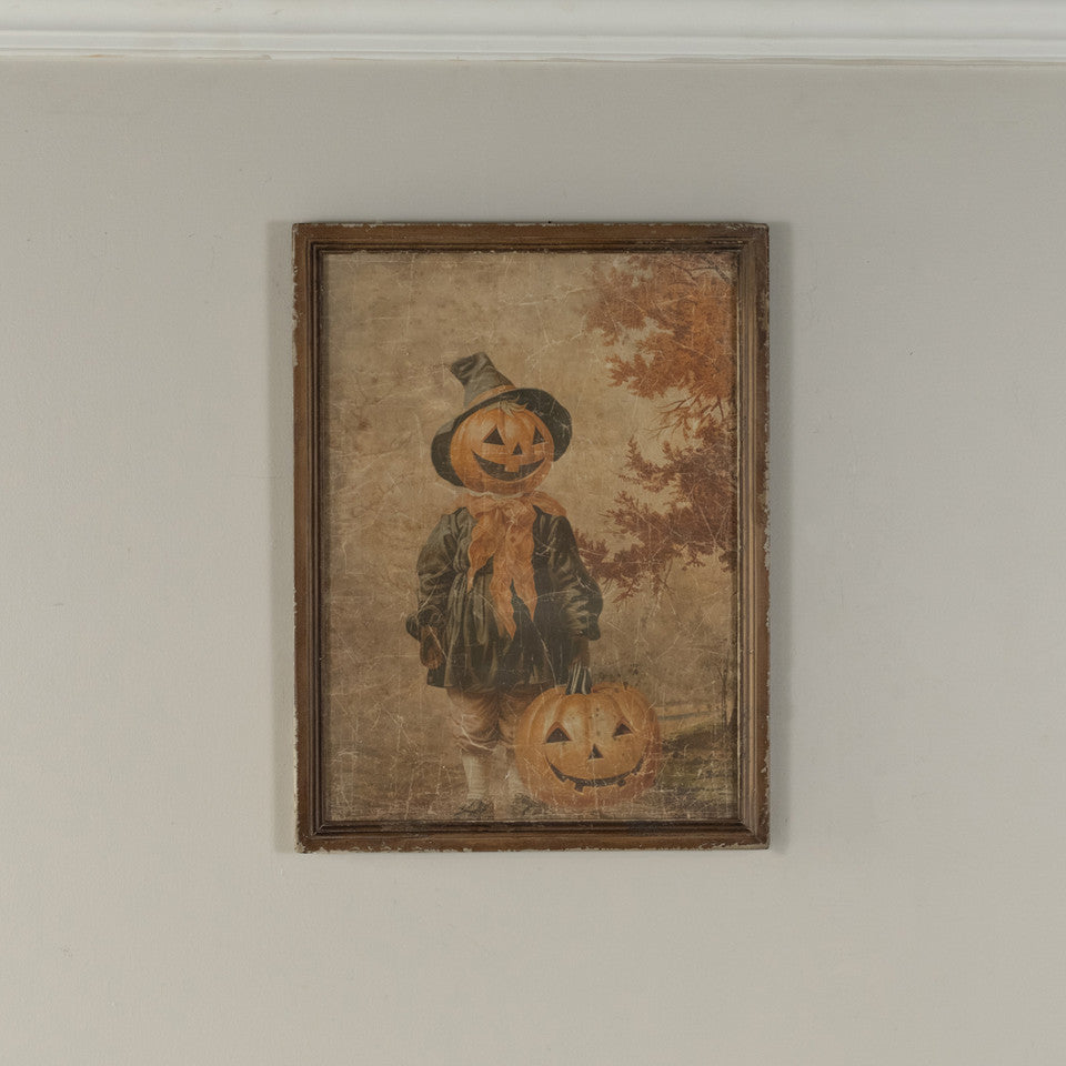 Framed Pumpkin Print