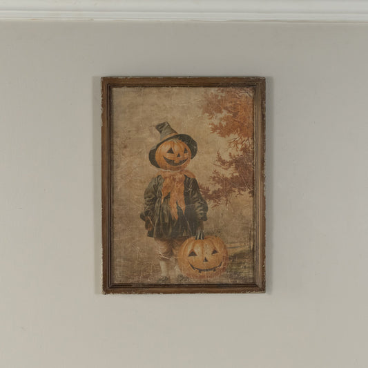 Framed Pumpkin Print