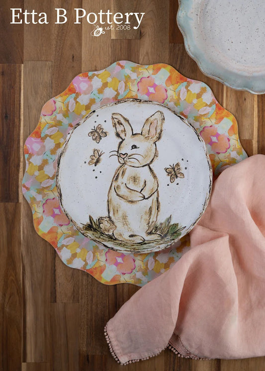 Standing Bunny Plate