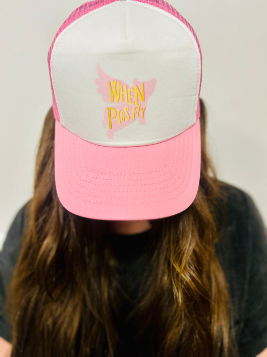 When Pigs Fly Trucker Hat