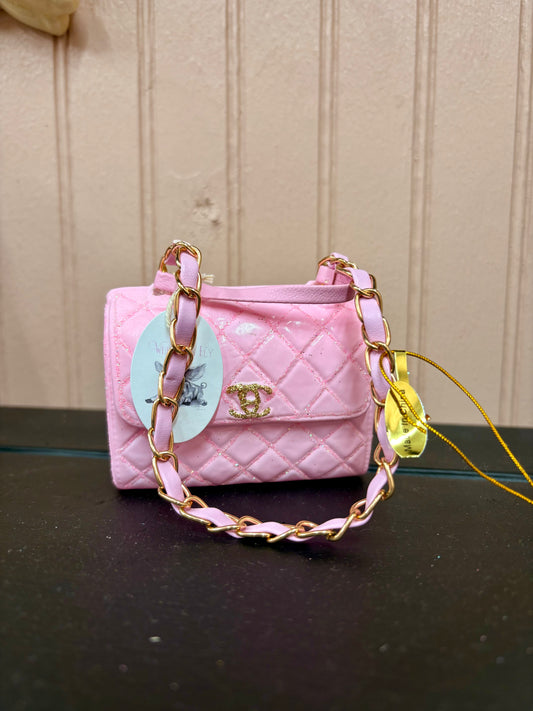 LUXE Handbags - Pink/Red Ornament