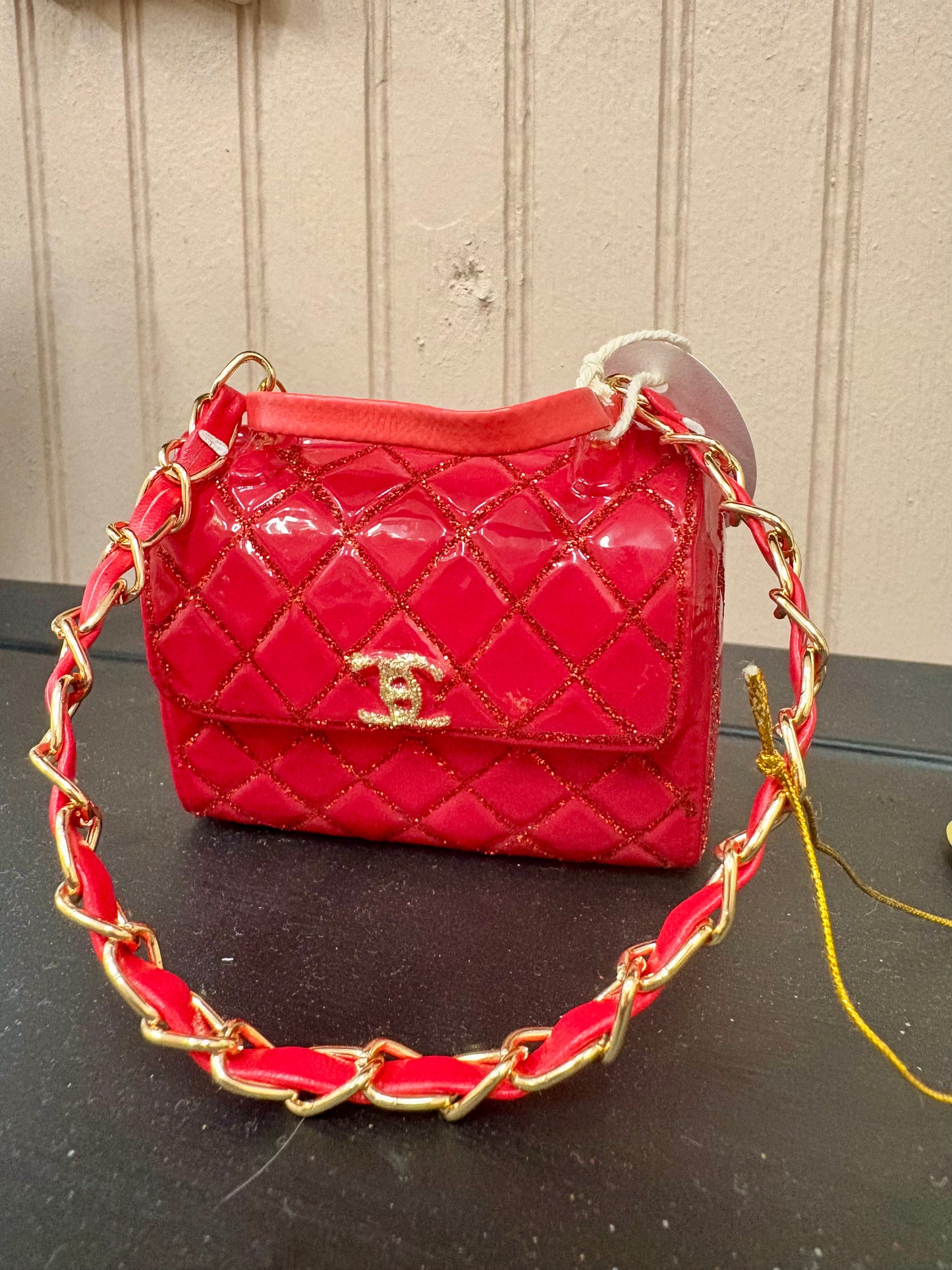 LUXE Handbags - Pink/Red Ornament