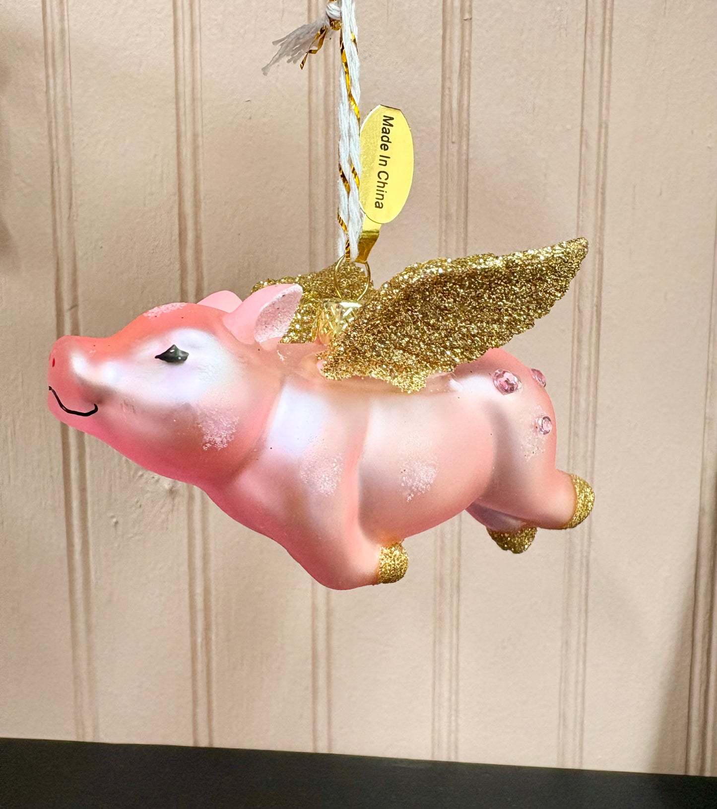 Pink Flying Pigs- Ornament