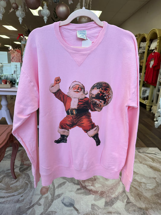 Disco Santa Crewneck