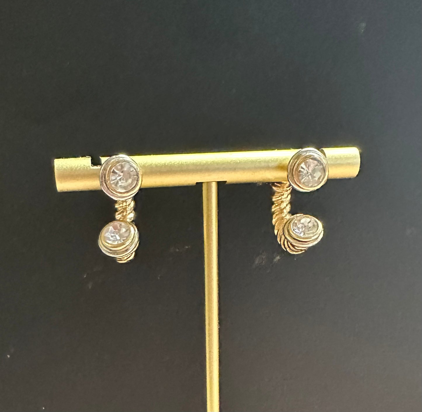 Crystal Post Huggies