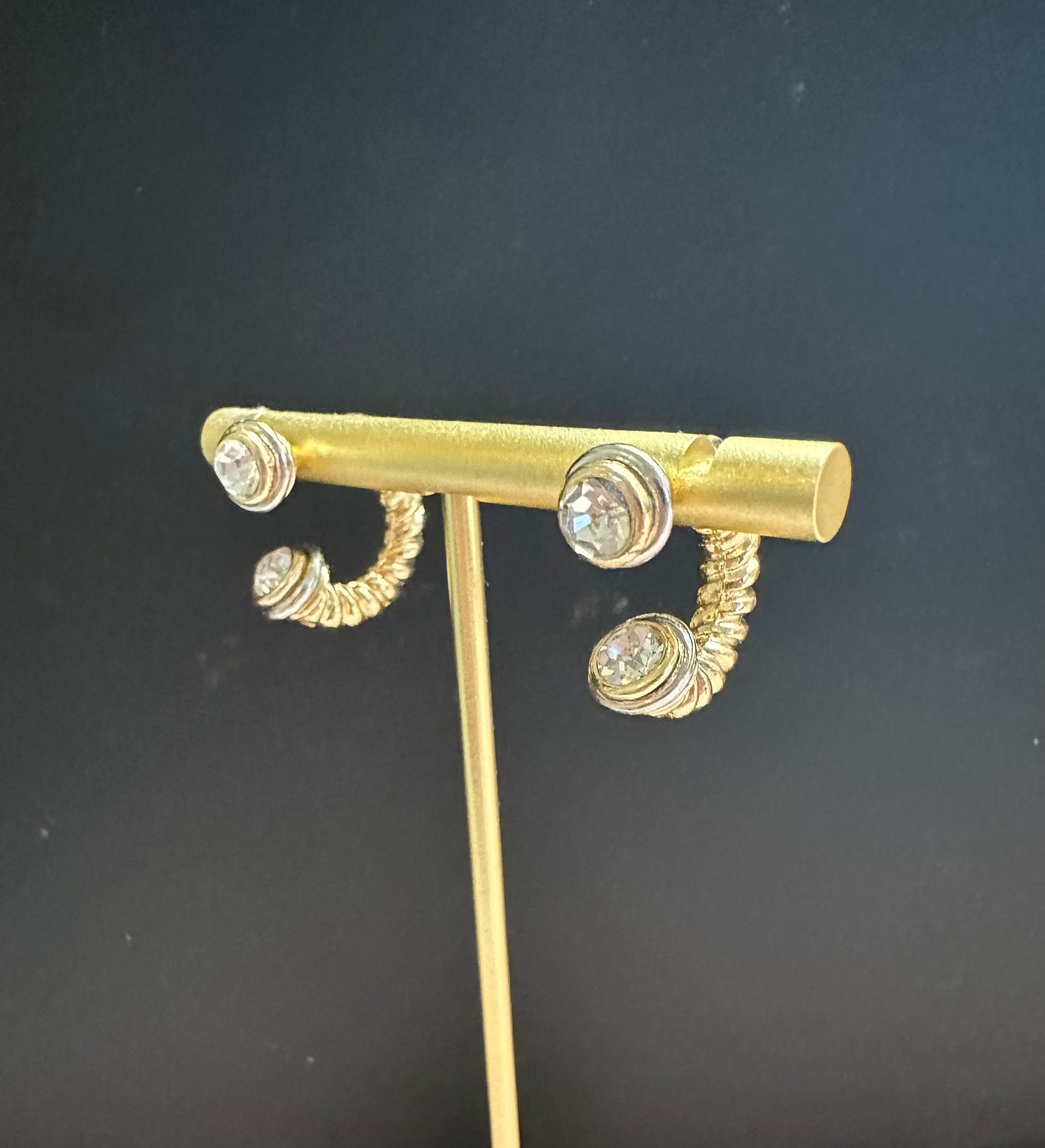 Crystal Post Huggies