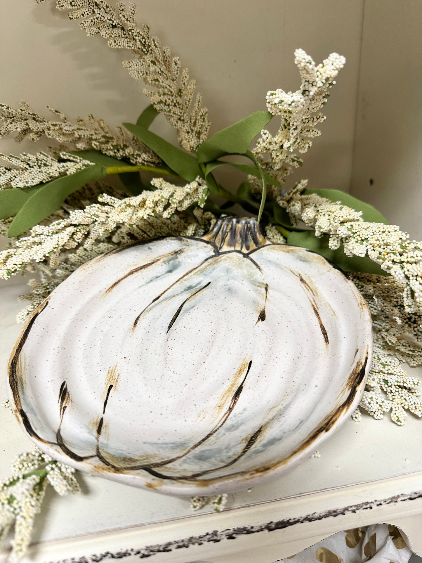 Pumpkin Shape Dessert Plate