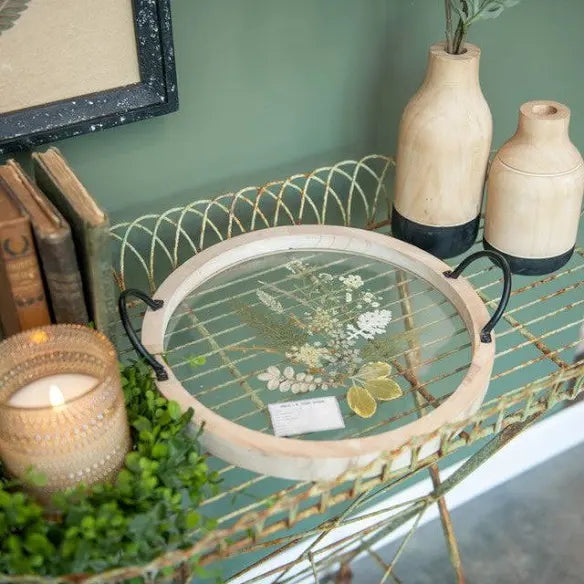13.5 Pressed Mixed Fern Tray