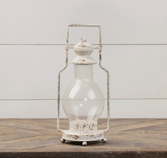 12.25 Aged White Lantern