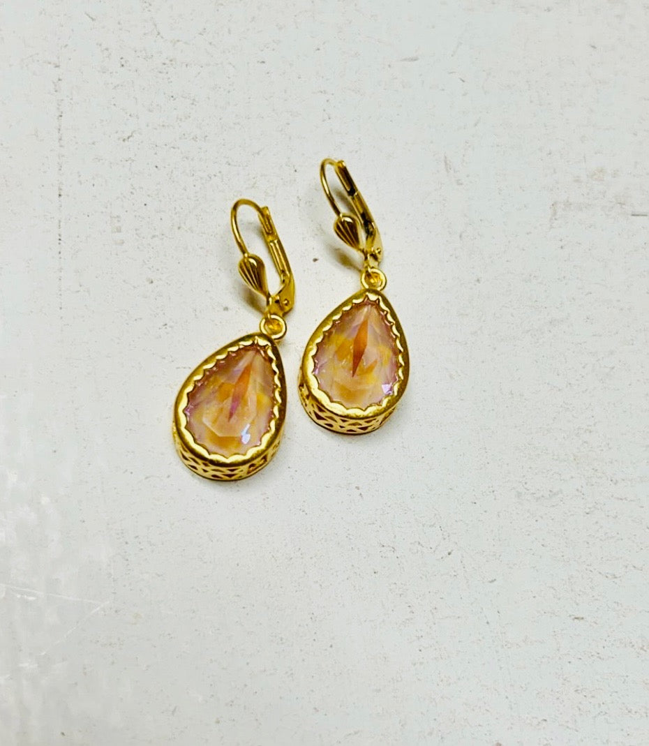 Teardrop Crystal Earrings