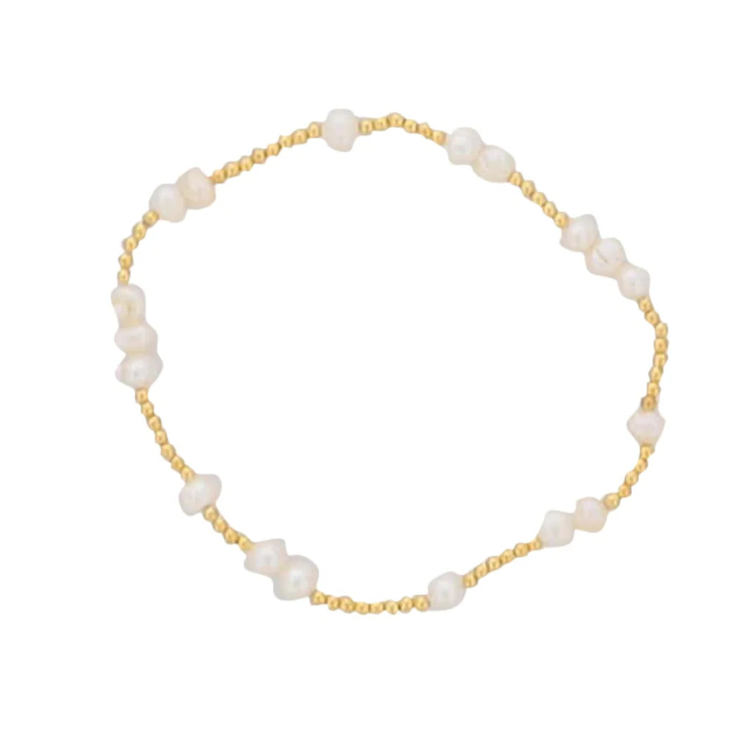 Golden Beaded Bracelets