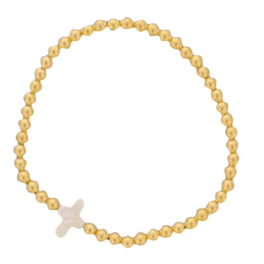 Golden Beaded Bracelets