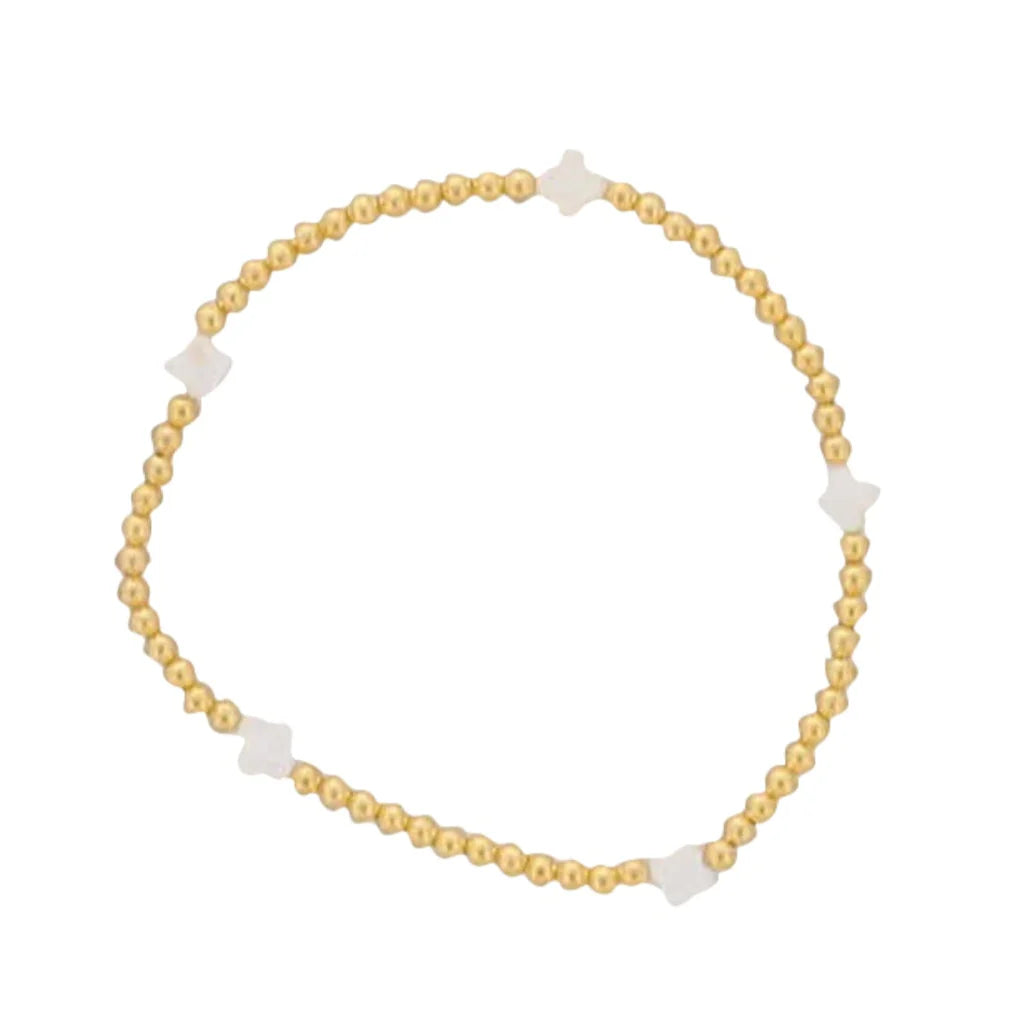Golden Beaded Bracelets