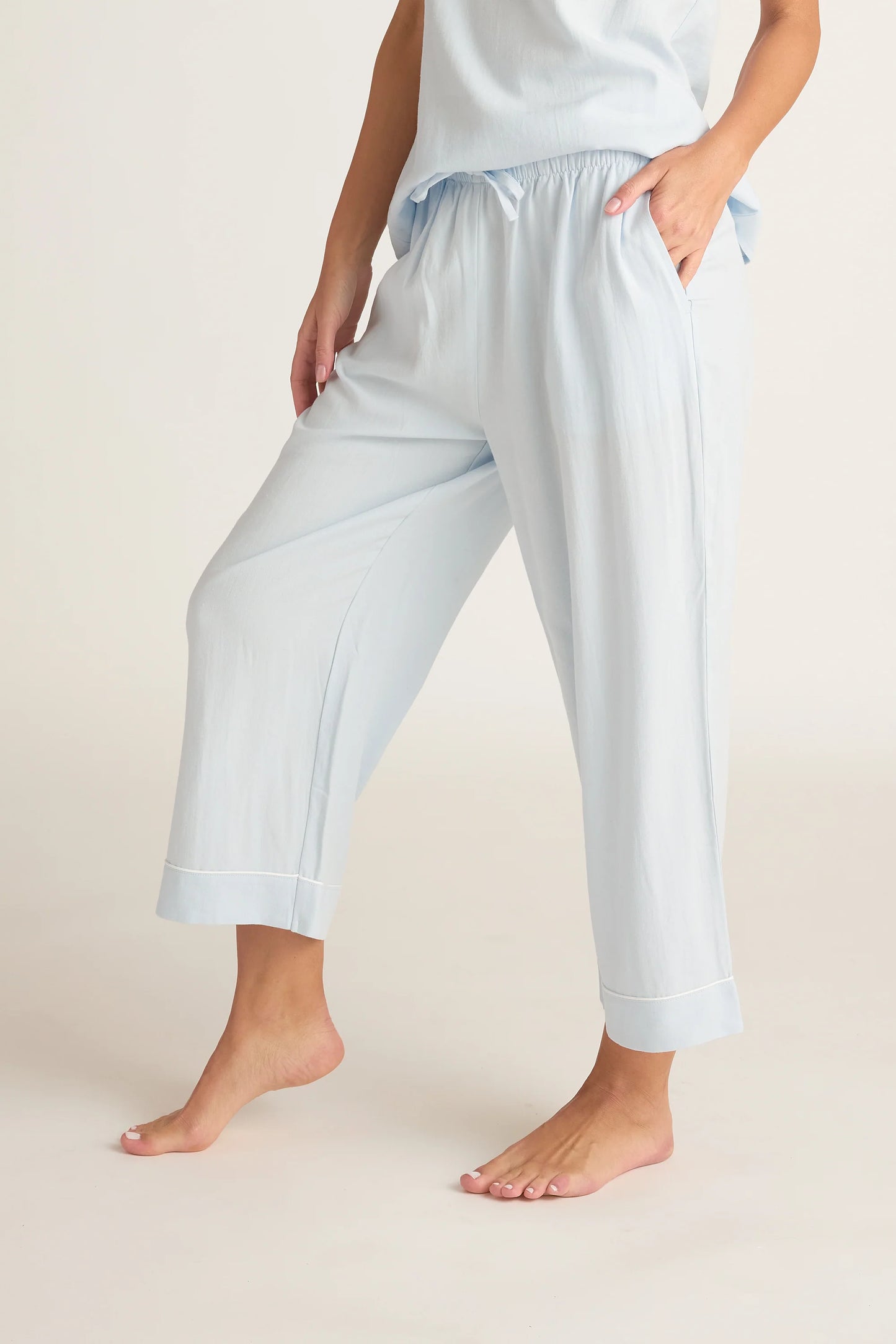 Linen Capri Pants