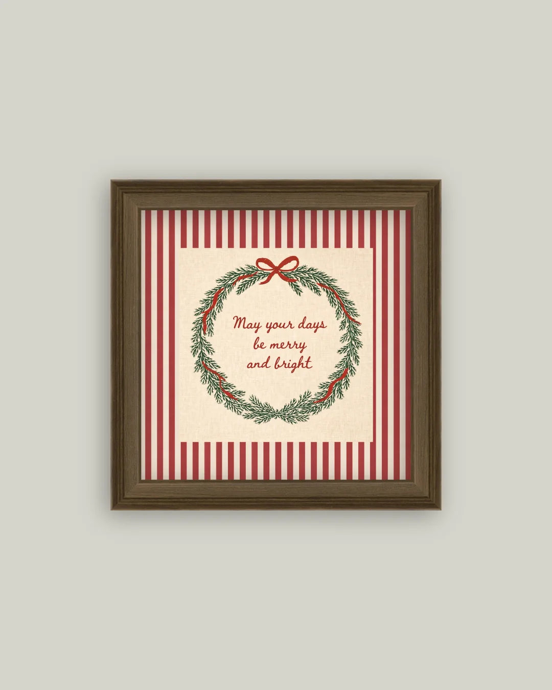 9x9 "Merry & Bright" Frame