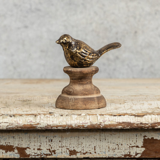 Gold Bird Tabletop Ornament