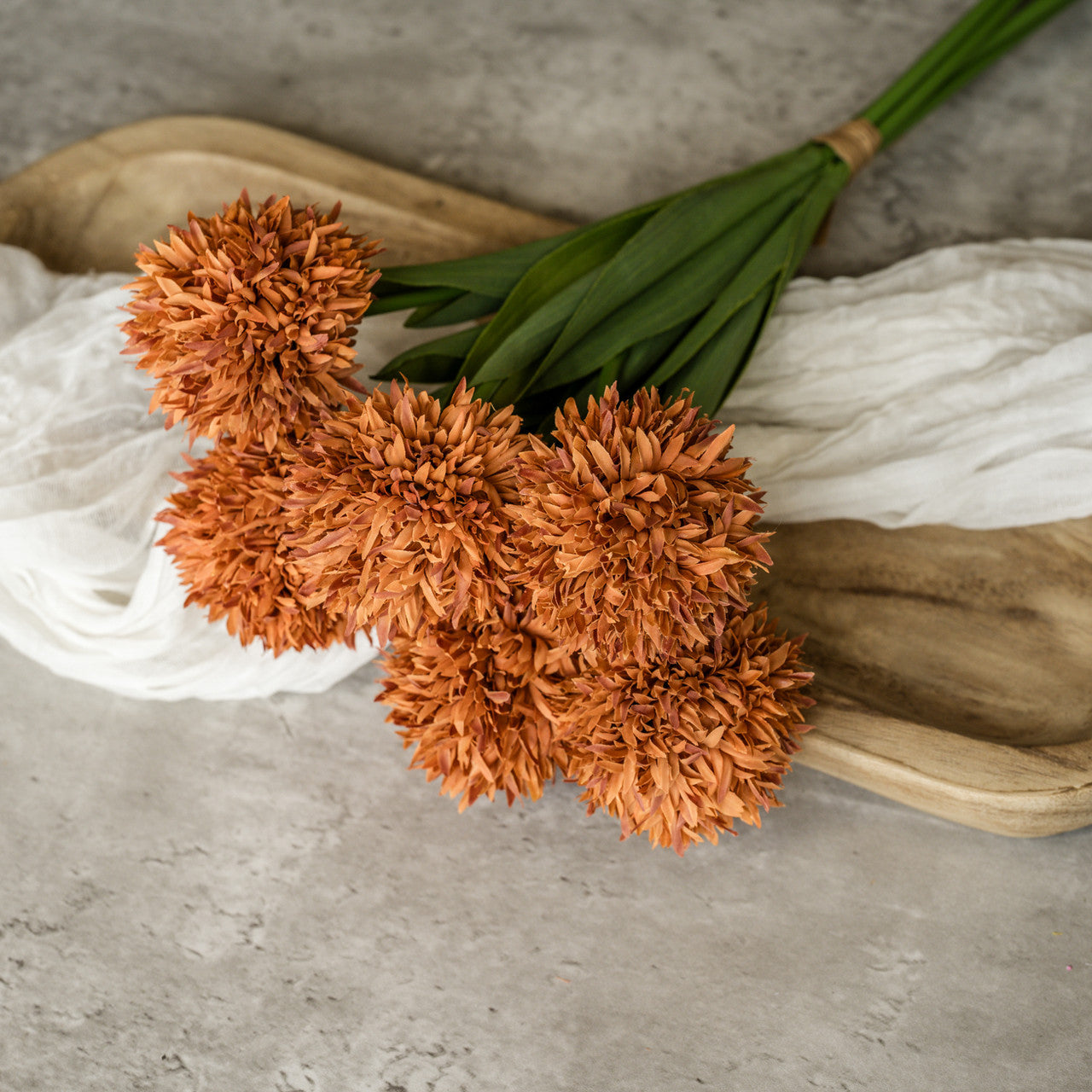 16.5" Burnt Orange Mum Sprays