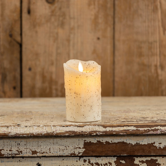 5" Moving Flame Pillar Candle