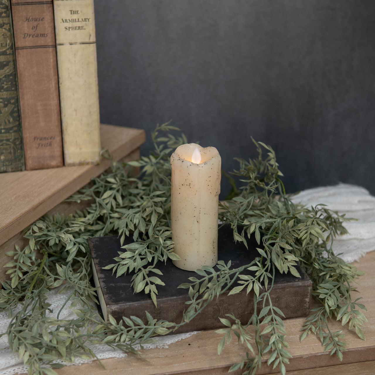 2x5" Moving Flame Pillar Candle