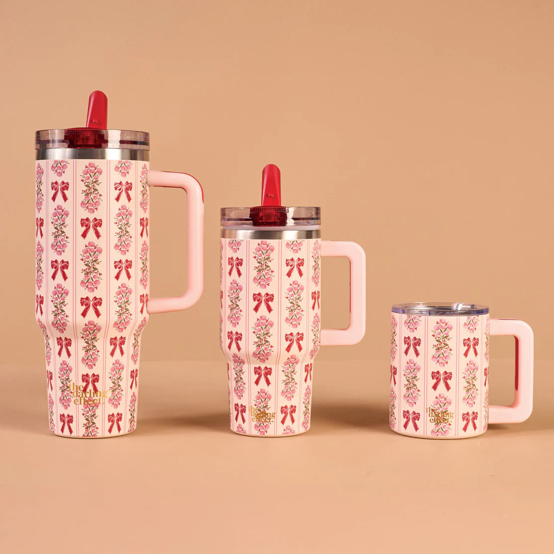 20 oz Lifestyle Flip Straw Tumbler - Oh So Merry