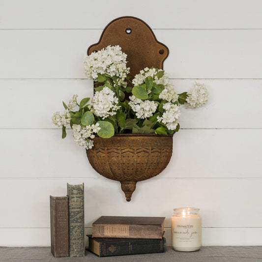 24.75 Rust Wall Planter