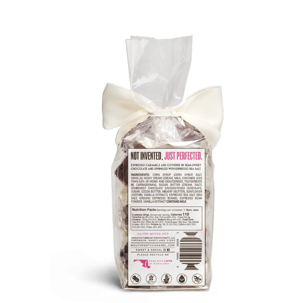 Salted Mocha Mouth Party Caramels