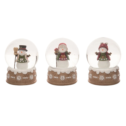 Resin Snowman Snowglobe