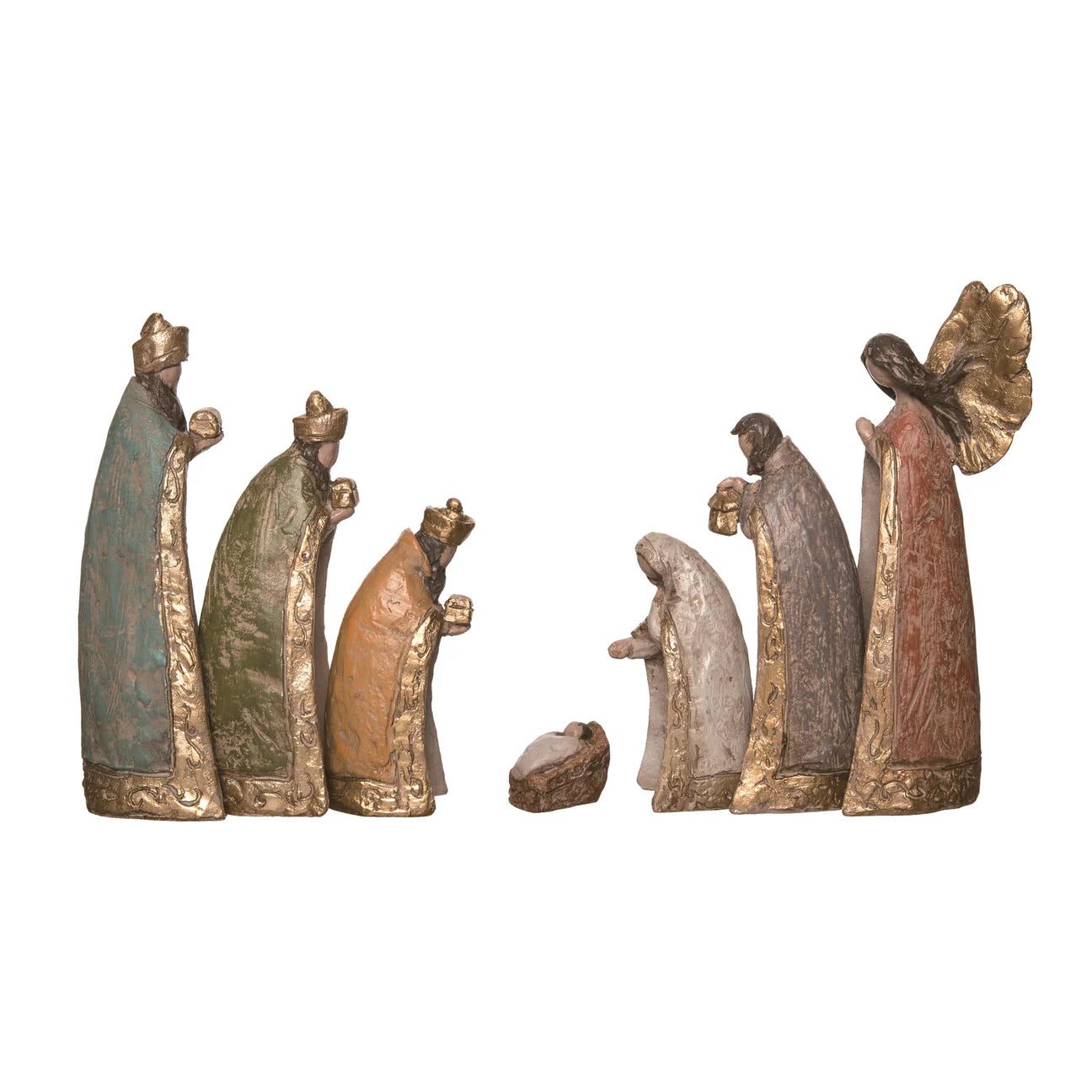 Rustic Nativity Scene (Set-7pcs)