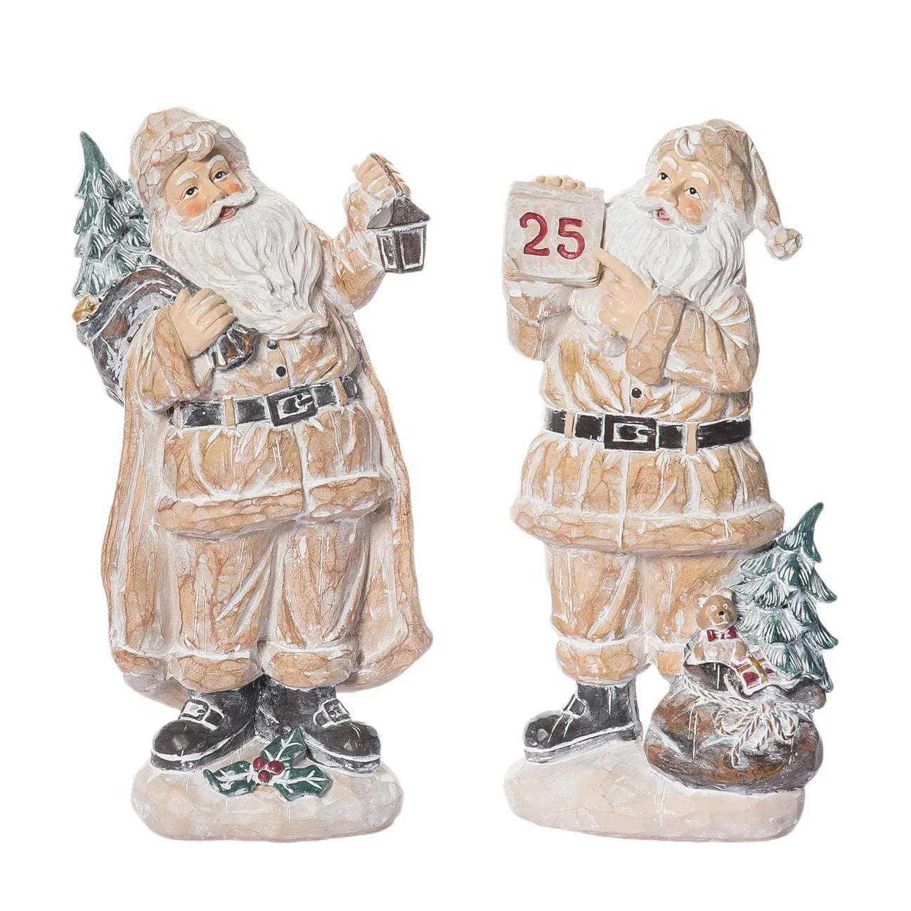 Neutral Resin Santa