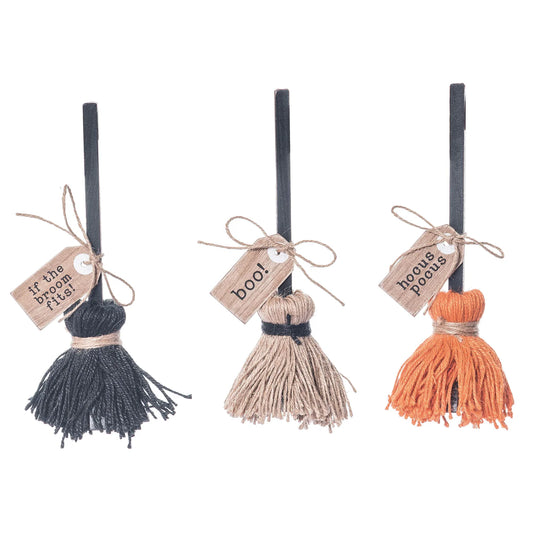 Spooky Broom Decor