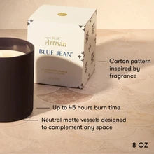 Blue Jean Terrazza Velluto Boxed Tumbler Candle