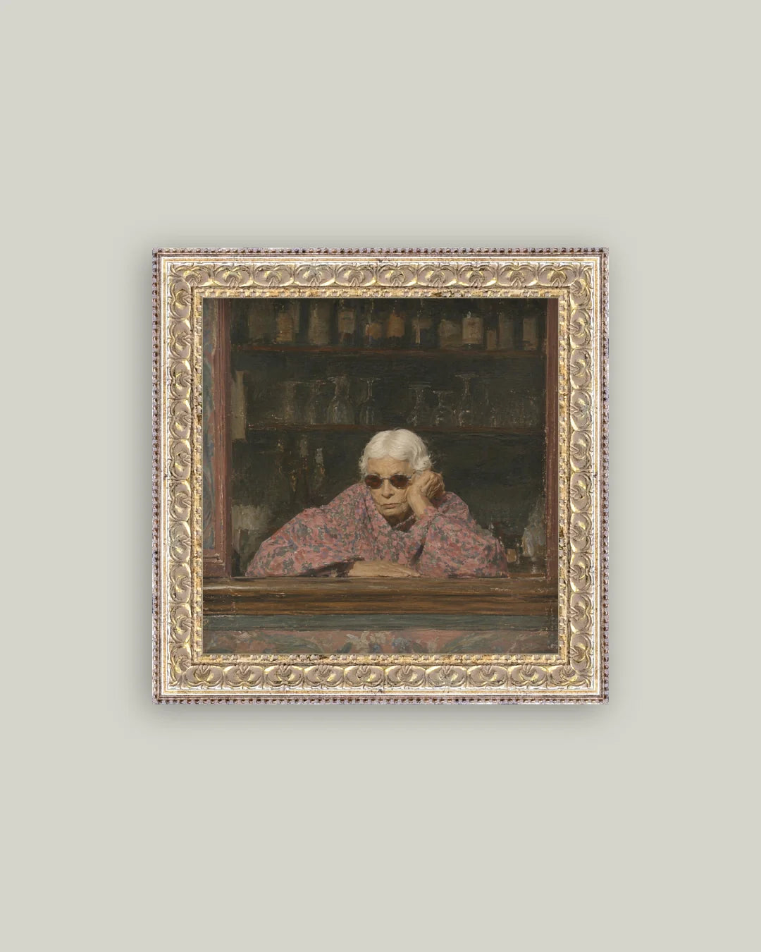 9x9 Woman In Sunglasses Frame