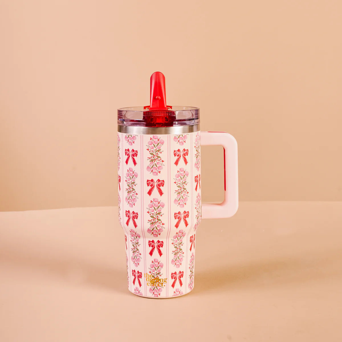 20 oz Lifestyle Flip Straw Tumbler - Oh So Merry