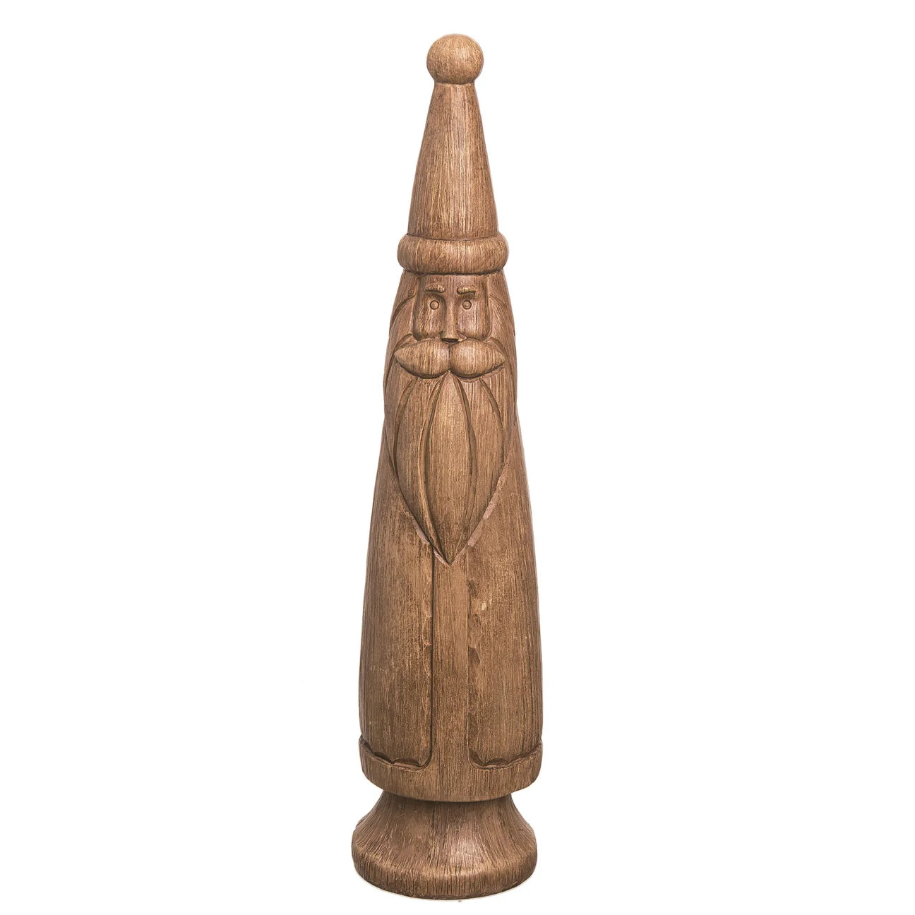 Resin Wood Slim Santa