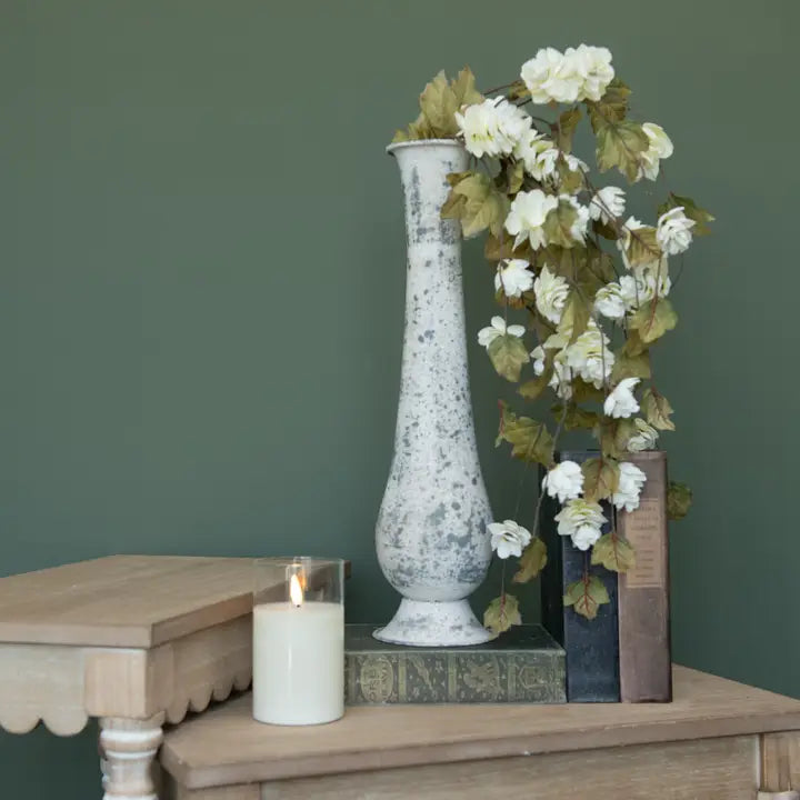 Grey Metal Vases