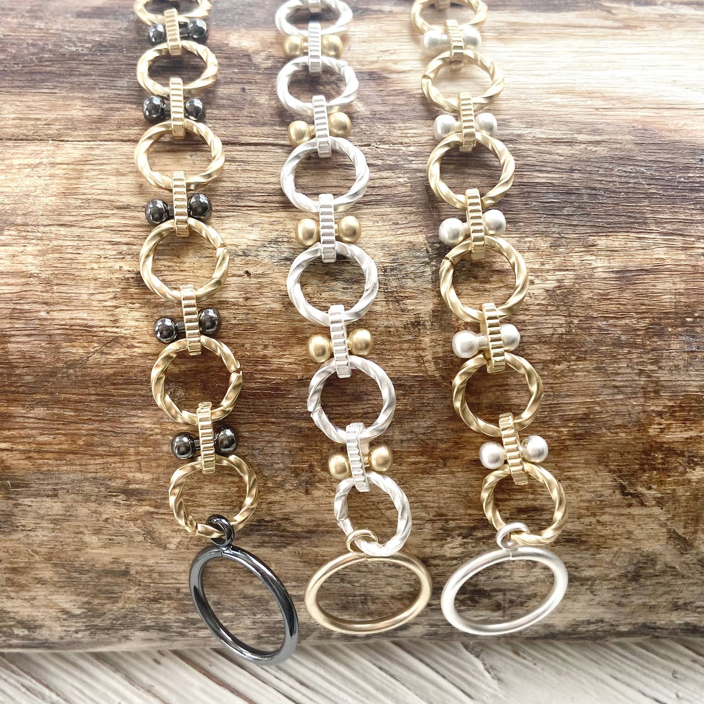 Matte Two-Toned Bracelets