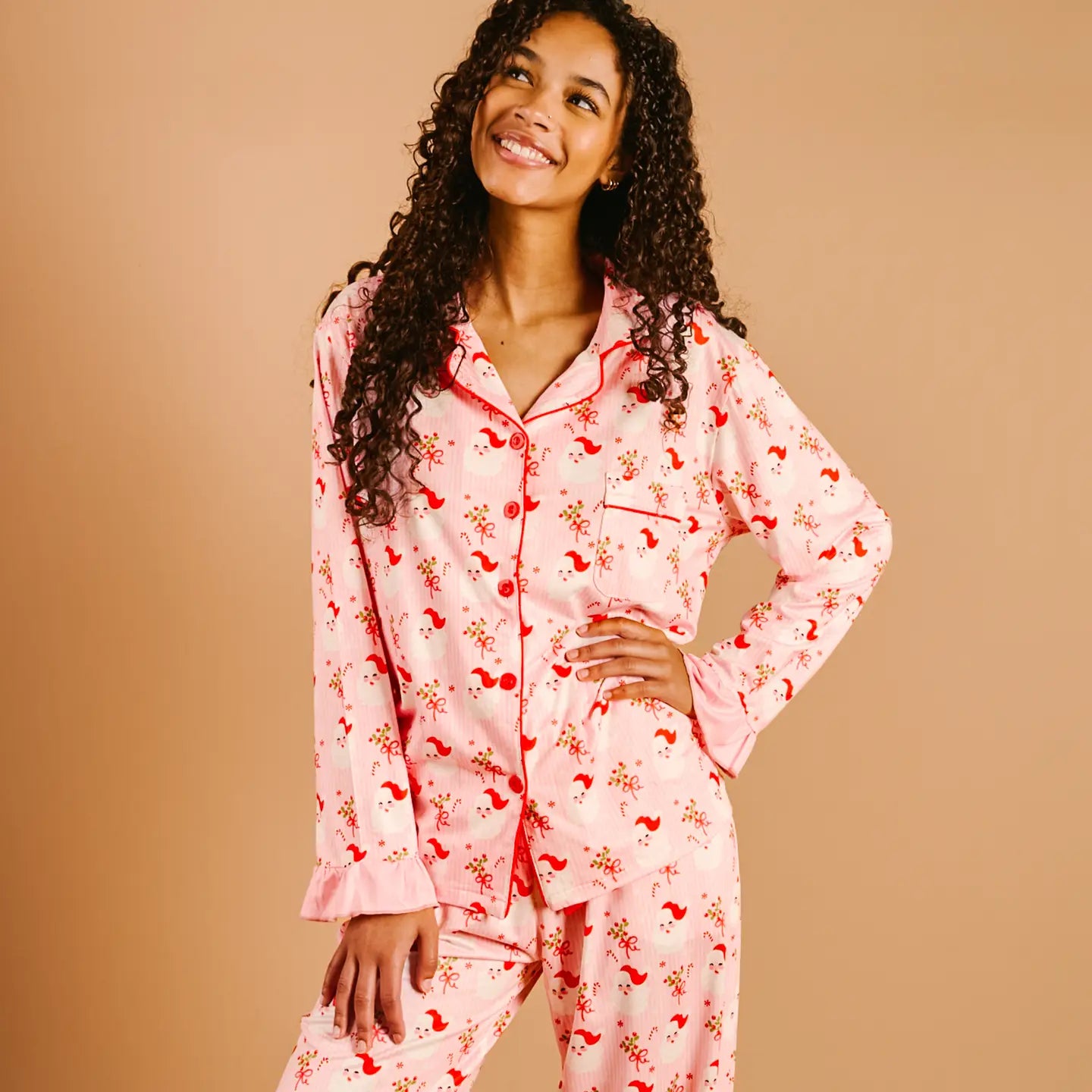 Holly Jolly Santa Pajama Set