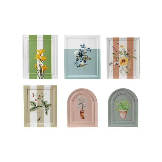 Painted Framed Wall Decor