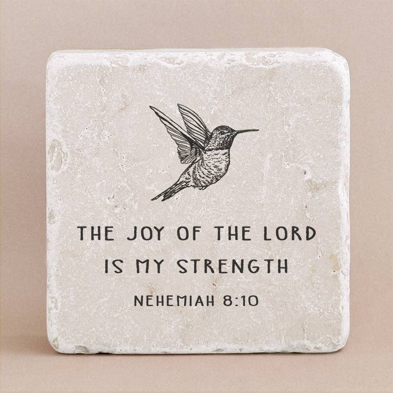 Art Scripture Stone Nehemiah 8:10